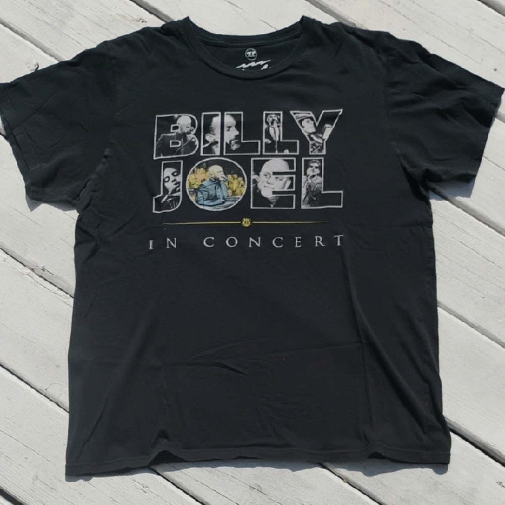 Black Billy Joel Concert T-Shirt